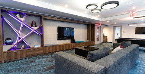 Residents Lounge at 470 Manhattan, New York